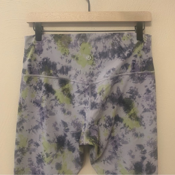 Lululemon Align High-Rise Pant 28" Radial Tie Dye Mauve Grey Size 12 W5DM9S - Picture 8 of 11
